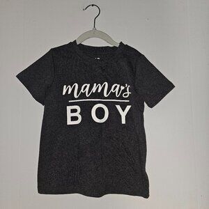 EUC | Uniquebaby (UB) | 5Y | “Mama’s Boy” Graphic Tee